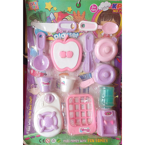 Portable Pretend Food Party Role Cooking Kitchen Play Set