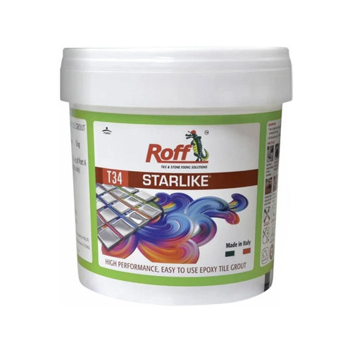 Roff T34 Starlike Epoxy Grout Application: Adhesive & Sealants