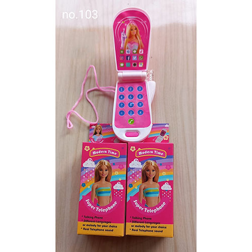 Pink 103 Plastic Toy Mobile Phones