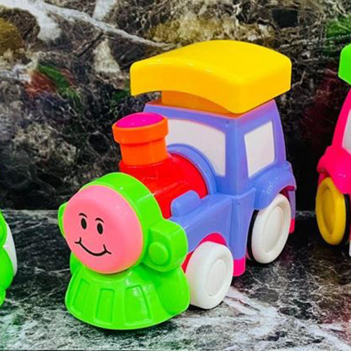 12pcs Push And Go Train Engine Toy For Kids