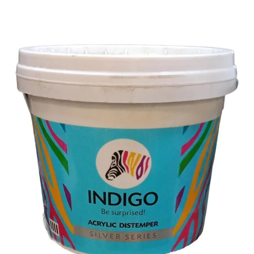 20Kg Indigo Paints Acrylic Silver Distemper