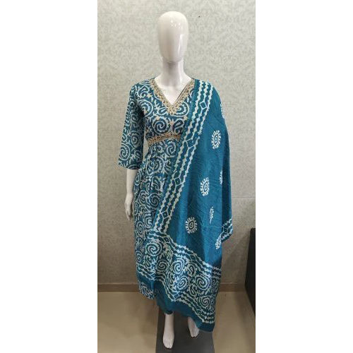 Chanderi Silk Aliya Cut