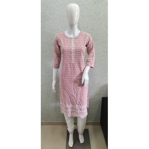 Lucknowi Chikan Kurti With Pant