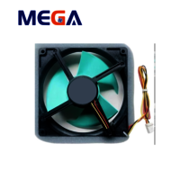 Mega Manufacturer High CFM 12V 125x125x38mm Brushless Axial Fan for Computer Server Household Appliance Telecommunications Equipment