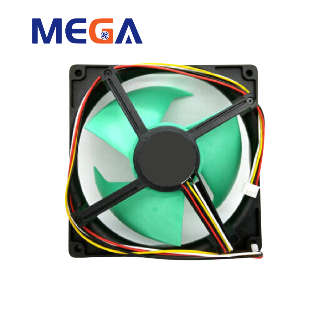 Mega Manufacturer High CFM 12V 125x125x38mm Brushless Axial Fan for Computer Server Household Appliance Telecommunications Equipment