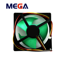 Mega Manufacturer High CFM 12V 125x125x38mm Brushless Axial Fan for Computer Server Household Appliance Telecommunications Equipment