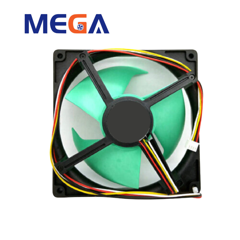 Mega Custom Waterproof Efficient 12V 125x125x38mm Brushless Cooling Fan for Computer Server Household Appliance Telecommunications Equipment