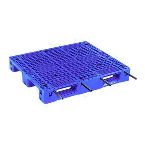 4 Steel Reinforced Perforated Plastic Pallets