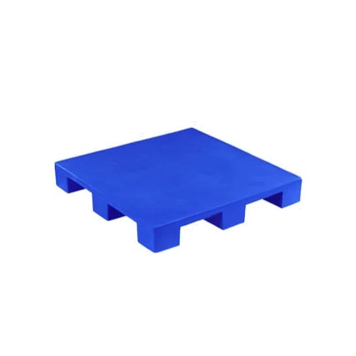 Roto Molded Plastic Pallet - Plastic Material, 4-Way Entry Type, 3000 Kg Static Load Capacity, Blue Color, Custom Sizes Available