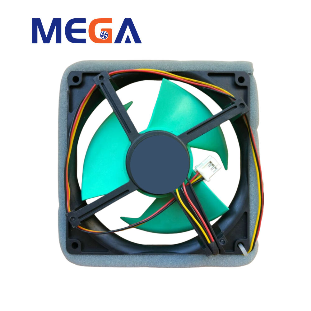 Mega Energy Saving Efficient 12V 125x125x38mm Brushless Cooling Fan for Computer Server Household Appliance Telecommunications Equipment