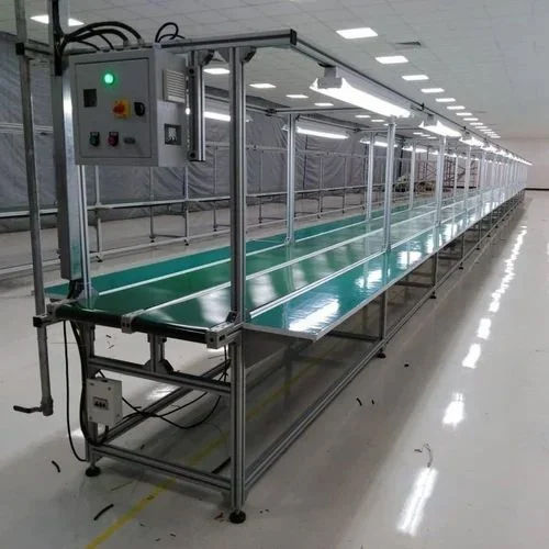 Green Assembly Line Conveyors