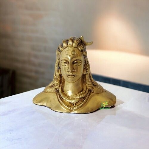 Lord Adi yogi Bust Statue- Hindu God and Destroyer of Evil - for Temple, Home/Office decor, Daily Worship Or Religious Puja Gift Item| Adiyogi Mahadev| Home Decor| Table Decor