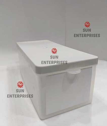 Transparent Plastics Box Size: 11.5" X 5" X 4"