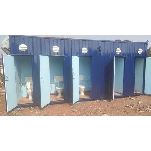 As Per Requirement Steel Portable Toilet