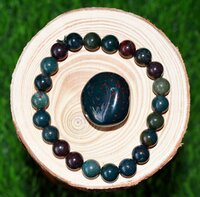 Bloodstone Crystal Gift Set For Emotional Support and Protection, Real Polished Gemstones.