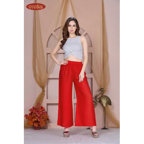Designer VIVIKA BRAND STYLISH LADIES PLAIN PALAZZO