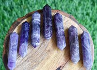 Amethyst Points, Double Terminated Pointed Crystal Pencils