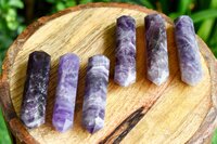 Amethyst Points, Double Terminated Pointed Crystal Pencils