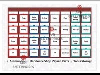 Industrial Storage Box - Plastic, 15" X 6" X 4" Inch, Available In Aqua Green, Transparent, Red, Blue | Ideal For Storing Automobile Spare Parts & Tools