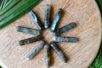 Labradorite Points, Double Terminated Pointed Crystal Pencils