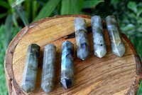 Labradorite Points, Double Terminated Pointed Crystal Pencils