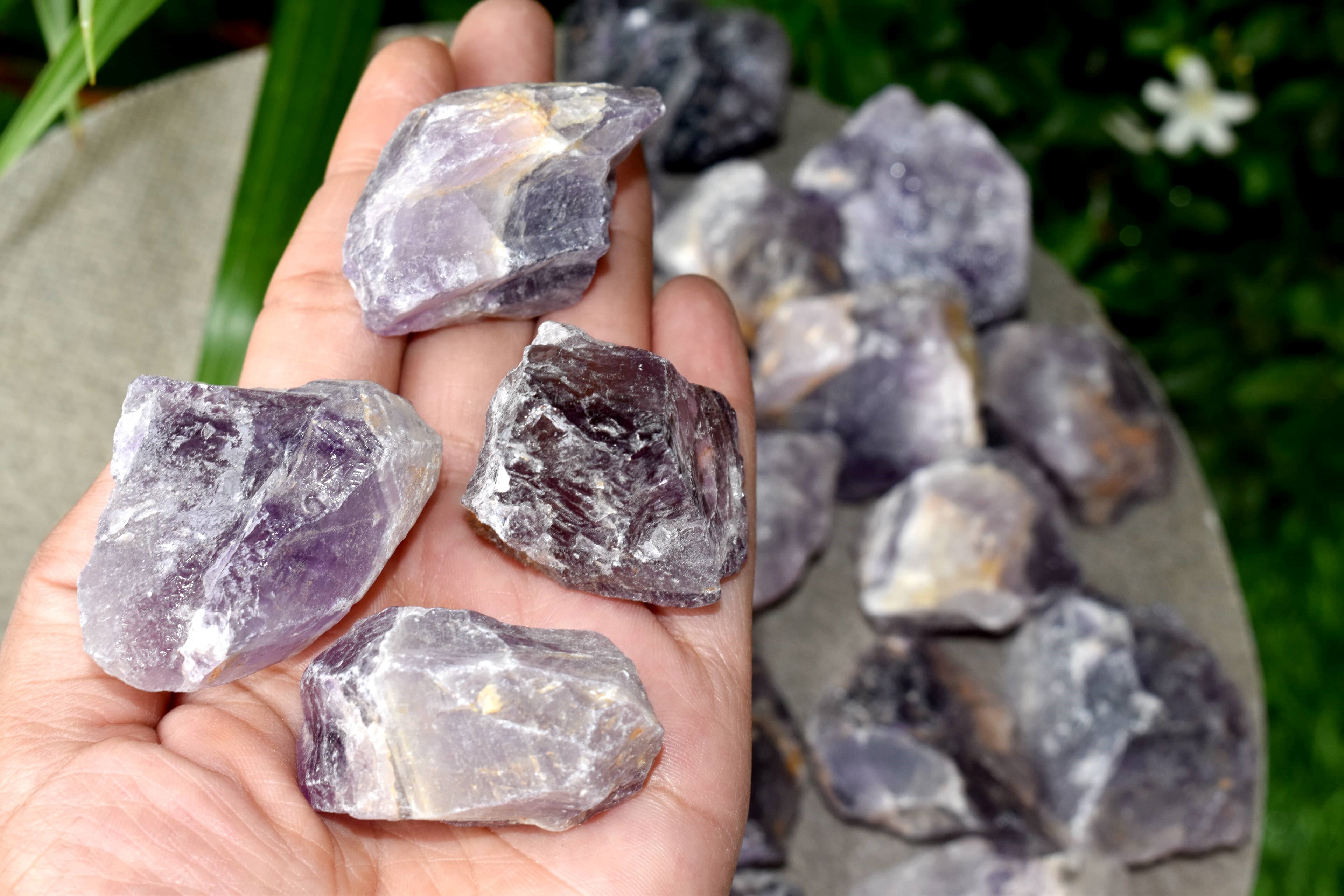 Amethyst Rough Stone Crystal Raw Stone Rough Rock