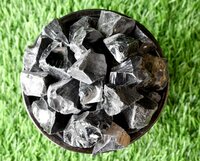 Black Obsidian Rough Stone Crystal Raw Stone Rough Rock