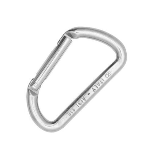 Kong Indoor Stainless Steel Straight Carabiner