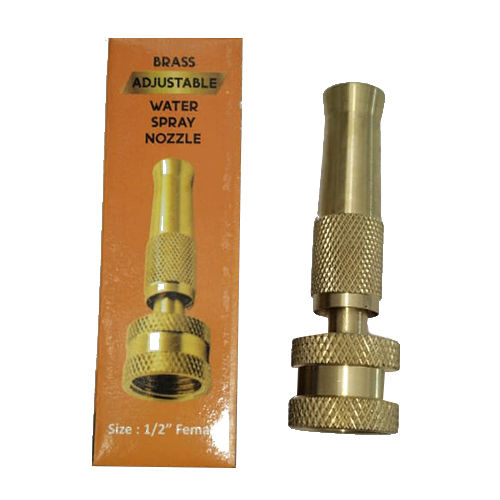 1/2 Inch Female Brass Adjustable Water Spray Nozzle