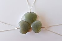 Green Aventurine Heart Pendant Crystal Heart Pendant  Heart Shaped Necklaces