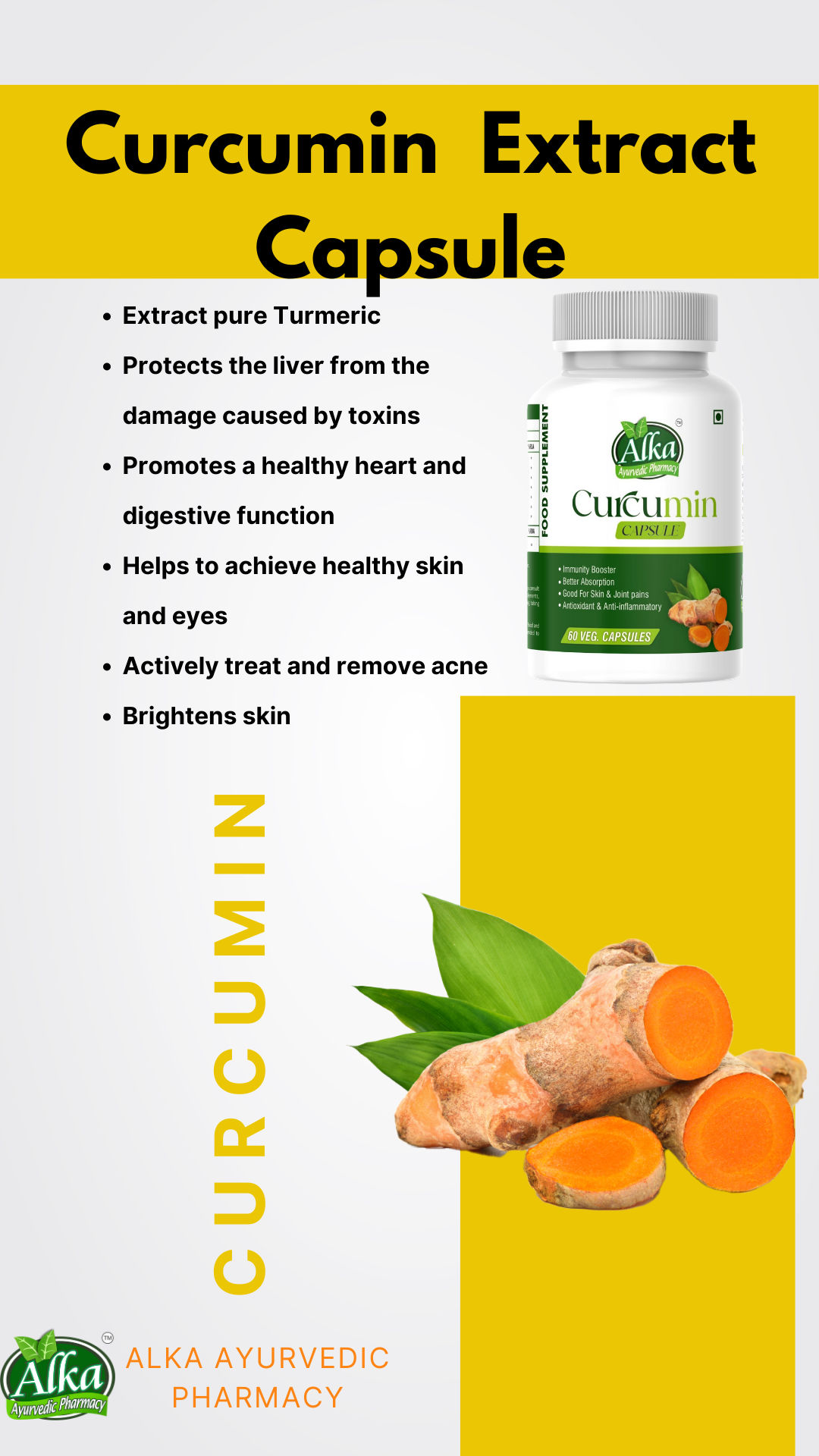 Curcumin Extract Veg Capsules