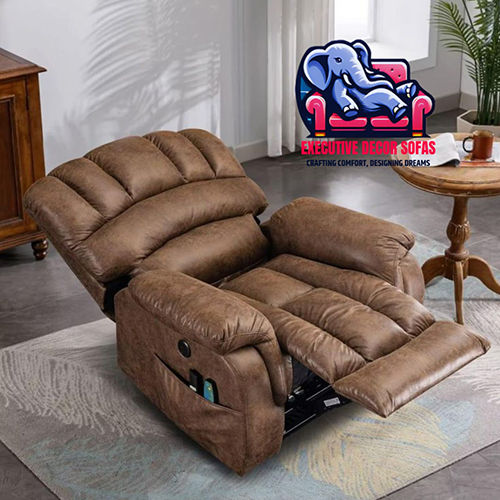 Brown Recliner Chair With Hr Foam  Reliance Frp