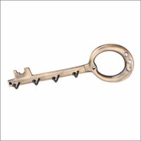 Brass Key Hanger-chabi - Stainless Steel, Antique, Gold, Black Finishes | Elegant Design For Home & Office Organization