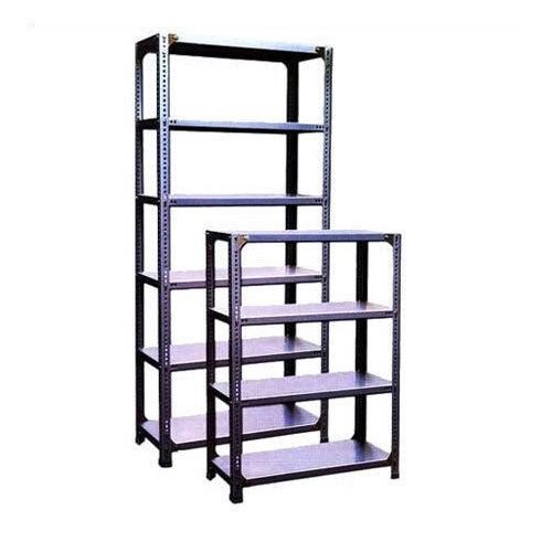 Office Slotted Storage Racks - Color: Black