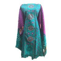 Unstitched Ethnic Bandhani Dress Material