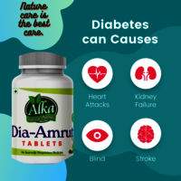 Diabetes Dia-Amrut Blood Sugar Control Aurvedic Tablets