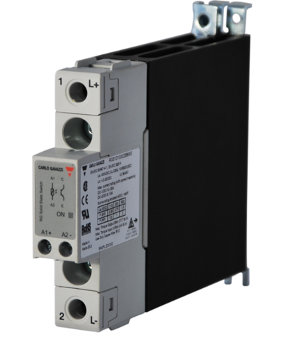 RGC1A23D20KKE 1-pole DIN-rail mount SSR