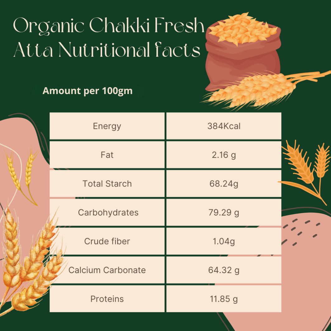 IKON Organic Chakki Fresh Atta - 5 kg