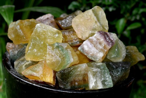 Multi Fluorite Rough Stone Crystal Raw Stone Rough Rock