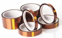 Kapton Tape High Temperature Strong Adhesive Tape - Polyimide, Width 12/18/24/36mm, Length 33m, Metallic Brown | Exceptional Electrical Insulation, Heat & Chemical Resistant