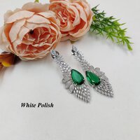 Shimmering Fancy American Diamond Earring