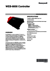 WEB-8000 Honeywell BMS Controller