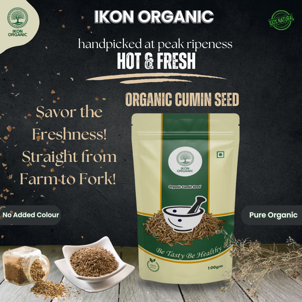 IKON Organic Cumin Seed-100gm