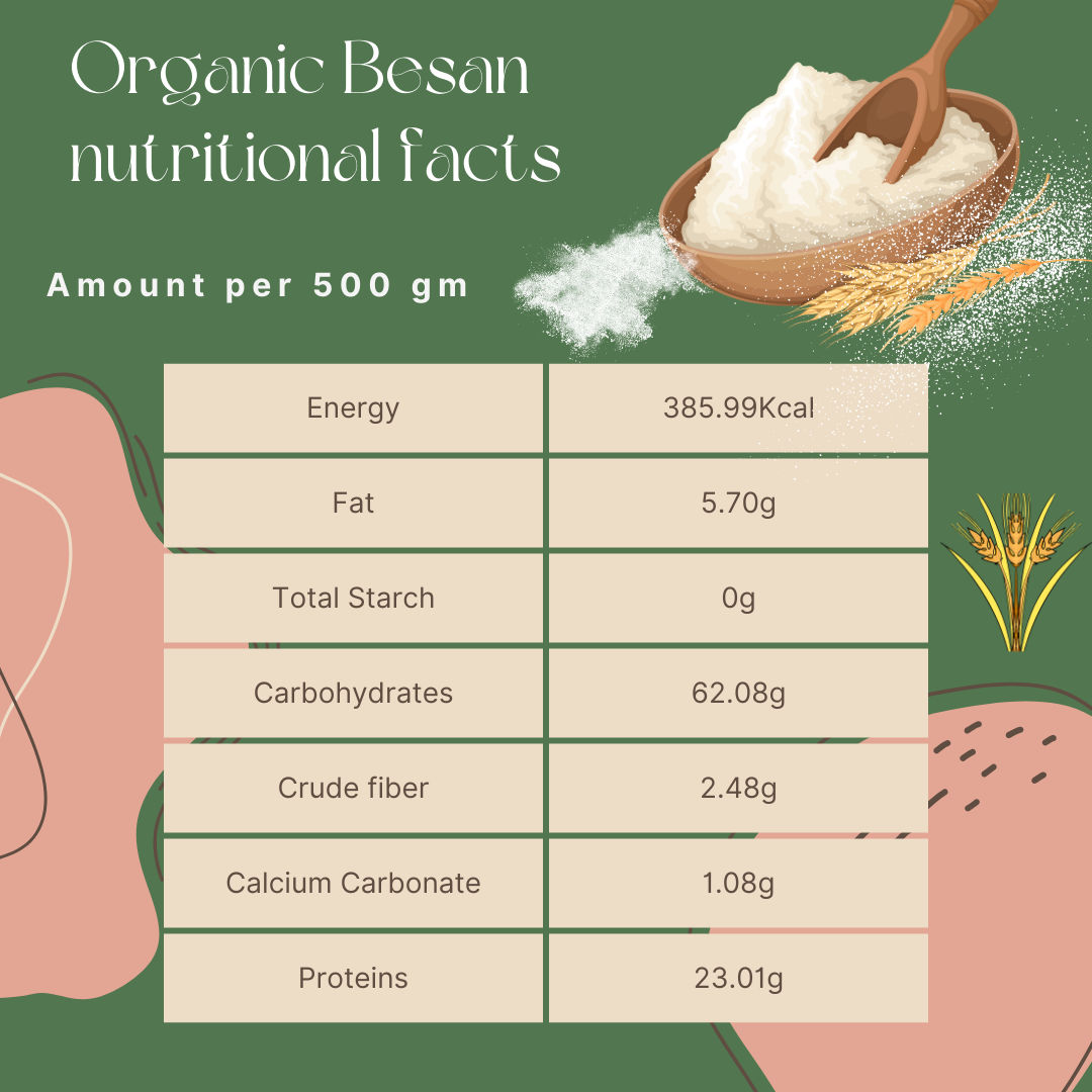 IKON Organic Besan Flour-500gm