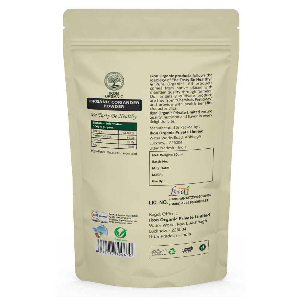 IKON Organic Coriander Powder-50gm