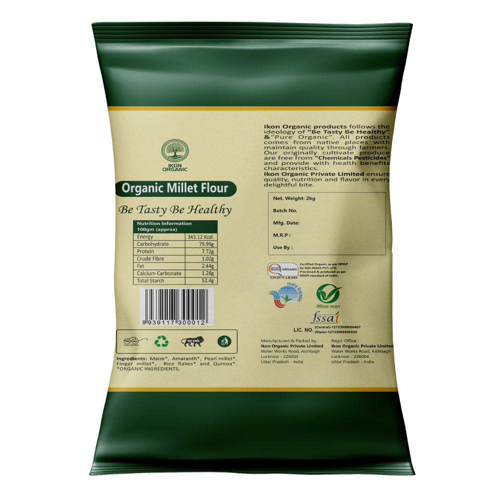 IKON Organic Millet Flour-2kg