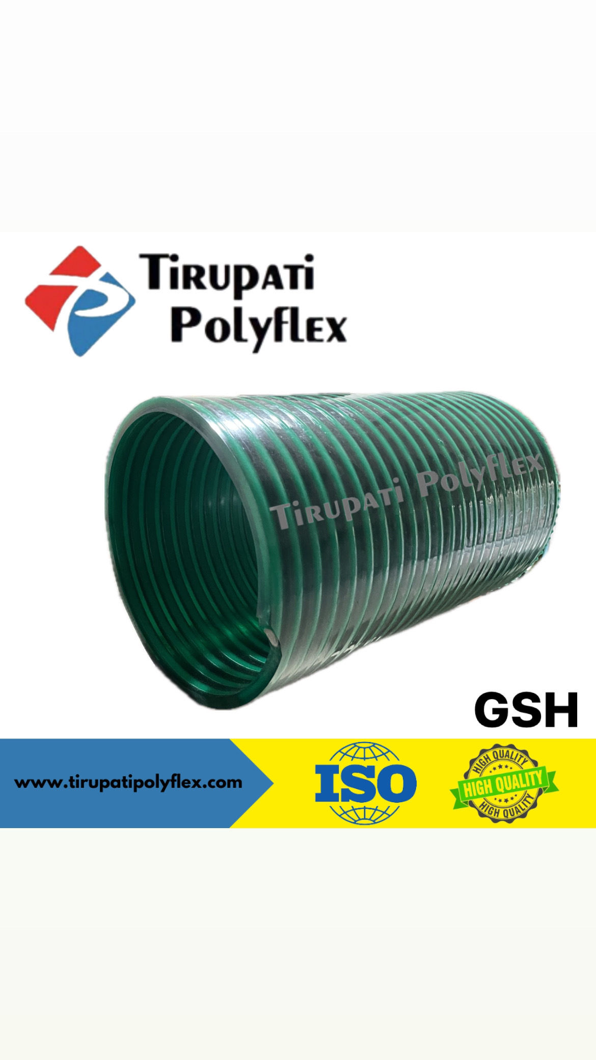 PVC HEAVY DUTY green suction hose pipe