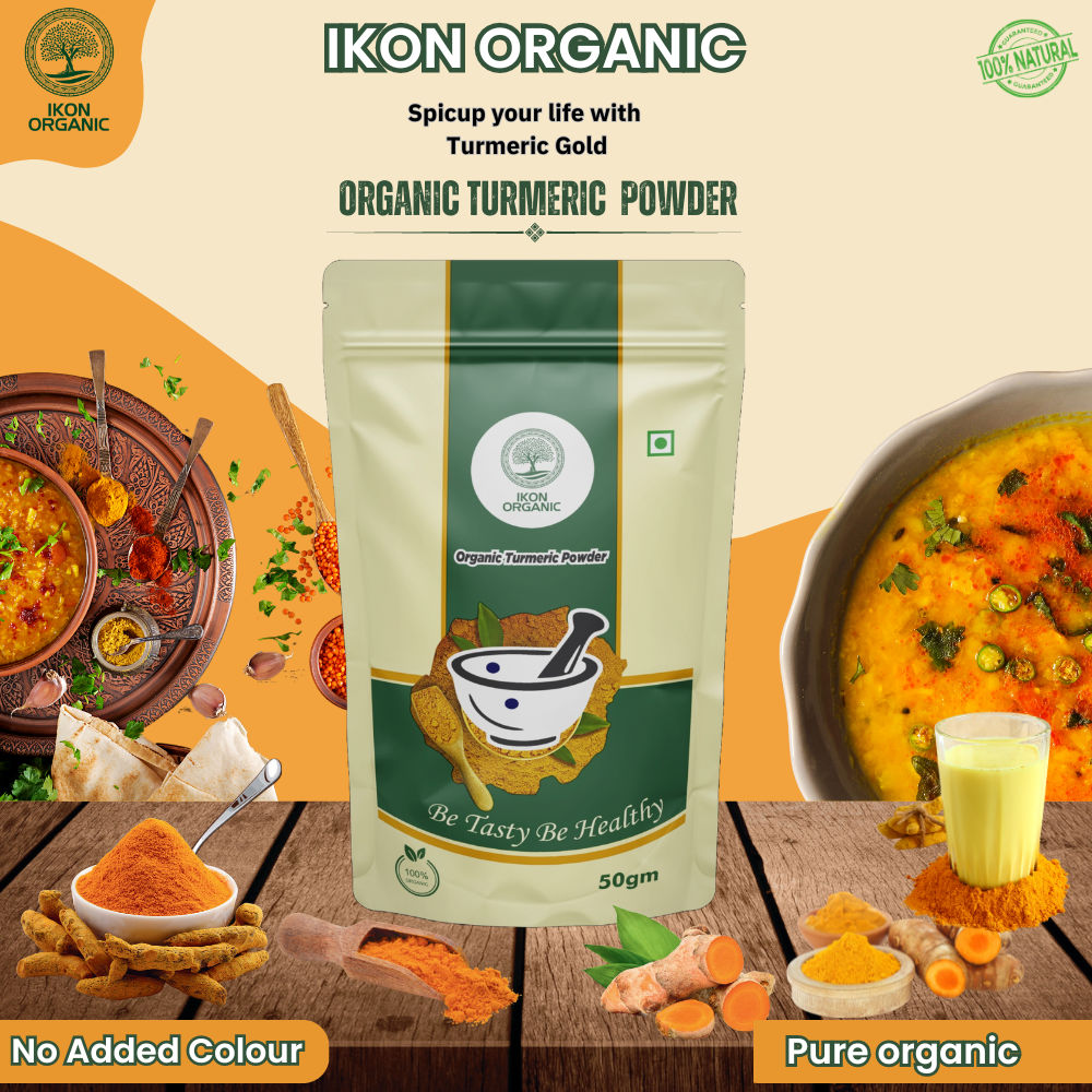 IKON Organic Turmeric Powder - 50gm