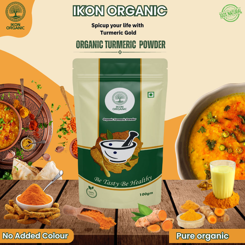 IKON Organic Turmeric Powder -100gm