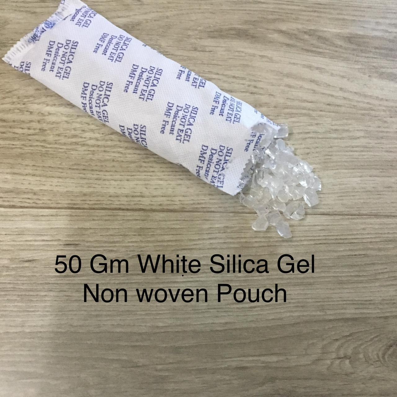 20 - 100 GM White Silica Gel Pouch